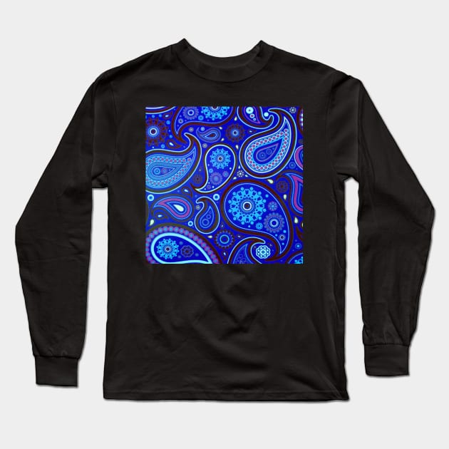 Paisley Long Sleeve T-Shirt by JonHerrera